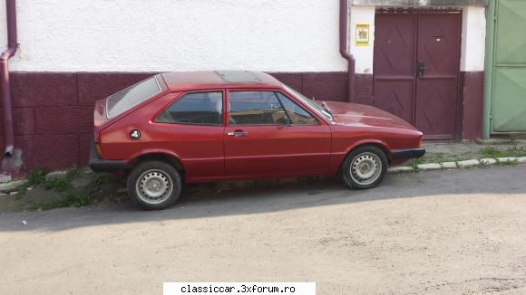 am vazut in Brasov - Un vw scirocco mk 1 Varianta post '77, cu - Am vazut prin Romania