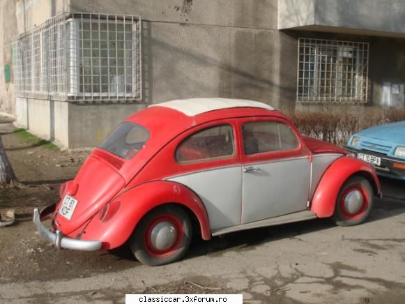 am vazut prin....Constanta - o broscuta rosie Vw 1200 cu ragtop - Am vazut prin Romania