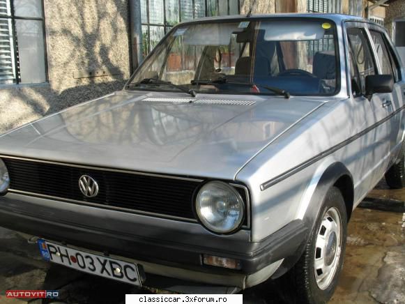 anunturi romanesti vazute pe net - Un Golf MK 1 de referinta in domeniu !! Vopsea - Anunturi vazute pe net
