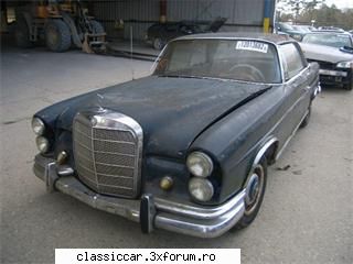 anunturi romanesti vazute pe net - Mercedes Benz 250 SE COUPE din 1966 Greu de gasit - Anunturi vazute pe net