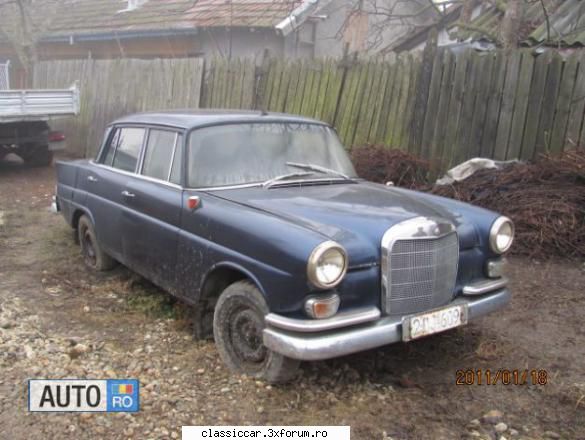 anunturi romanesti vazute pe net - Mercedes 200D 1960 - Anunturi vazute pe net