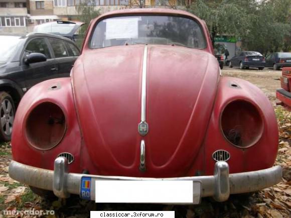 anunturi romanesti vazute pe net - Vand Volkswagen kafer an 1961, culoare rosu - Anunturi vazute pe net