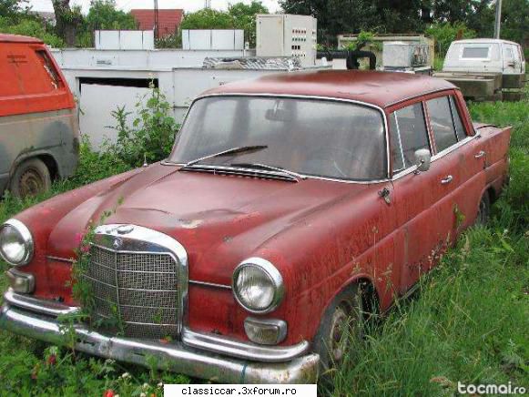 anunturi romanesti vazute pe net - Vand automobil de epoca Mercedes 190 D din 1962 - Anunturi vazute pe net