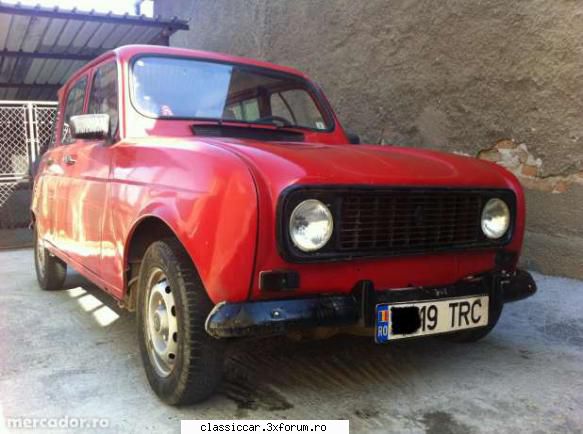 anunturi romanesti vazute pe net - Vand auto de epoca renault 4 Alba-Iulia Adaugat - Anunturi vazute pe net