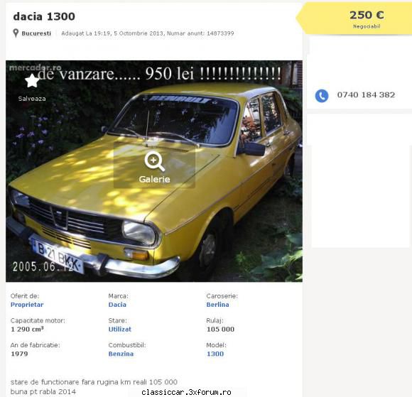 anunturi romanesti vazute pe net - Poza se pare ca este din 2005 - Anunturi vazute pe net