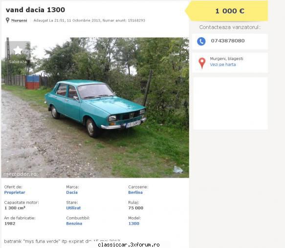 anunturi romanesti vazute pe net - m5665 - Anunturi vazute pe net