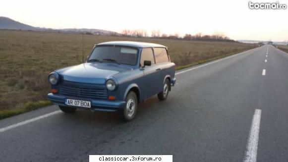 anunturi romanesti vazute pe net - Trabant, an fab. 1990, motor 1100 cmc, original - Anunturi vazute pe net