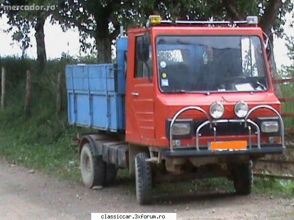 anunturi romanesti vazute pe net - Multicar romanesc, motor Fiat 4,45, inmatriculat - Anunturi vazute pe net