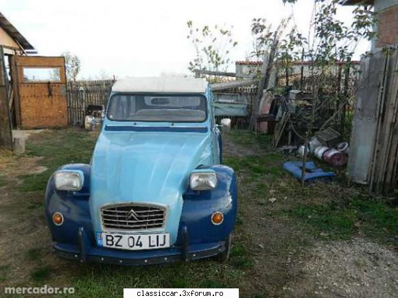anunturi romanesti vazute pe net - Citroen 2CV model 64 restaurat, stare foarte - Anunturi vazute pe net