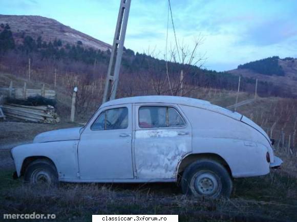 anunturi romanesti vazute pe net - vand masina warsawa.anul 1952,motor - Anunturi vazute pe net