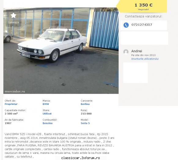anunturi romanesti vazute pe net - m5665 - Anunturi vazute pe net
