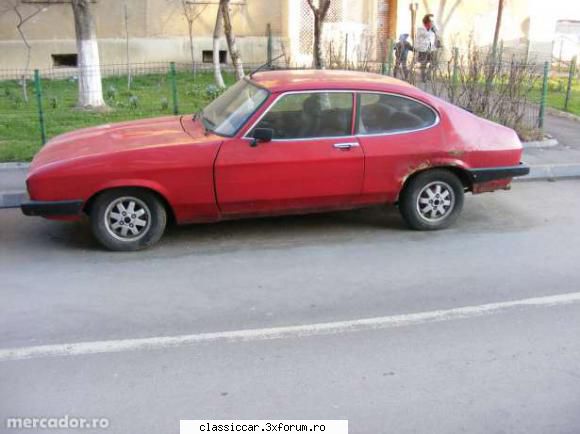 anunturi romanesti vazute pe net - Vand Ford Capri MKII An fabricatie 1977 - Anunturi vazute pe net