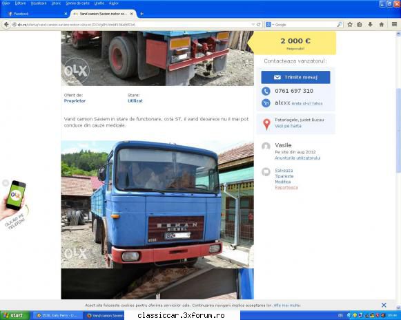 anunturi romanesti vazute pe net - Poate e vrun amator de masini mari - Anunturi vazute pe net