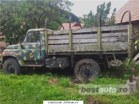 anunturi romanesti vazute pe net - autocamion militar tip SR 132 Carpati cu motor V8 - Anunturi vazute pe net