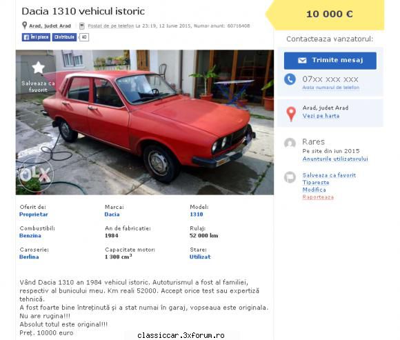 anunturi romanesti vazute pe net - Nepotul...vinde avrea familiei... :) - Anunturi vazute pe net