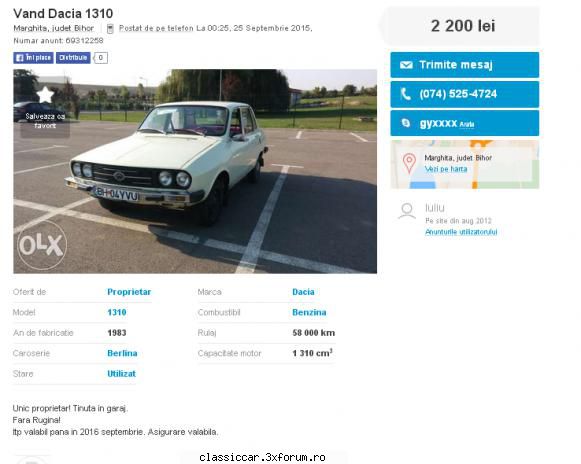 anunturi romanesti vazute pe net - Ceva rar la un pret foarte bun - Anunturi vazute pe net