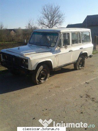 anunturi romanesti vazute pe net - Aro 244D din 1978, recarosat cu o caroserie mult - Anunturi vazute pe net