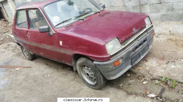 anunturi romanesti vazute pe net - Renault 5 fara acte, tinut in garaj - Anunturi vazute pe net