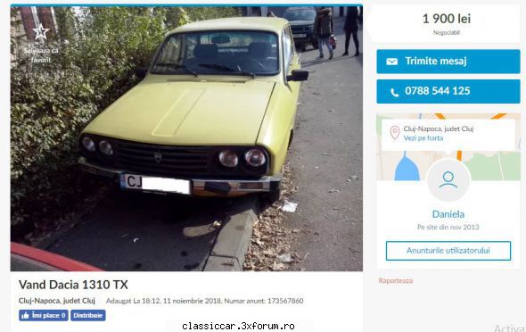 anunturi romanesti vazute pe net - masina buna la pret mic! - Anunturi vazute pe net
