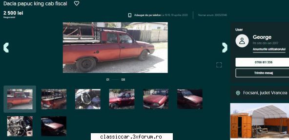 anunturi romanesti vazute pe net - o raritate ieftina si in stare buna - Anunturi vazute pe net
