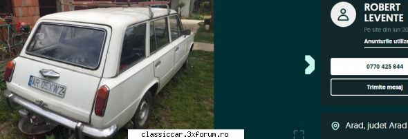 anunturi romanesti vazute pe net - Rar mai vezi o Lada break, daramite 2 de vanzare - Anunturi vazute pe net
