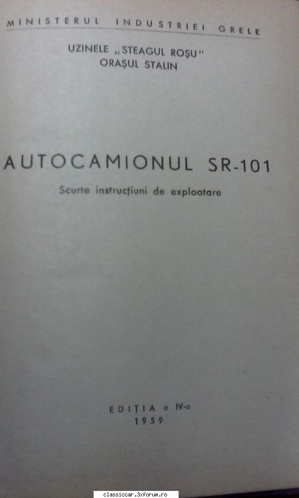 autocamioanele SR 101 - gabi_gadea. - Vanzari- cumparari carti si reviste auto