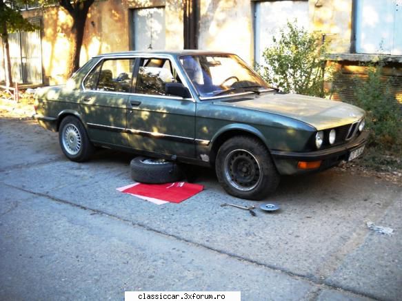 bmw e28/518 - incercam o roata de seria 7 - Prezentare masini