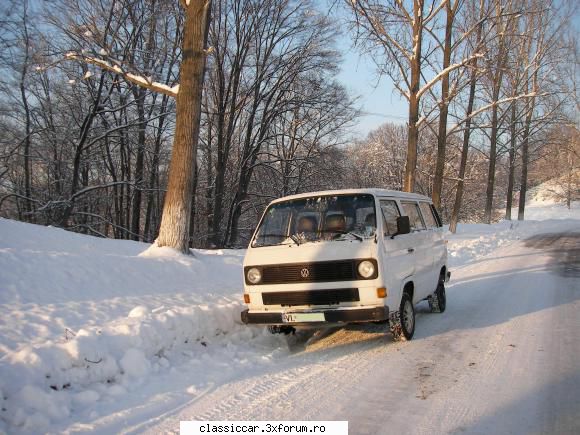 bus T3 din 1984 - Am scos bus-ul la zapada. Se comporta altfel fata - Prezentare masini