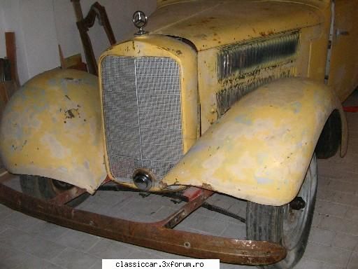 cadillac 1939 arad - Intr-o camera mai exista in lucru si un Mercedes - Am vazut prin Romania