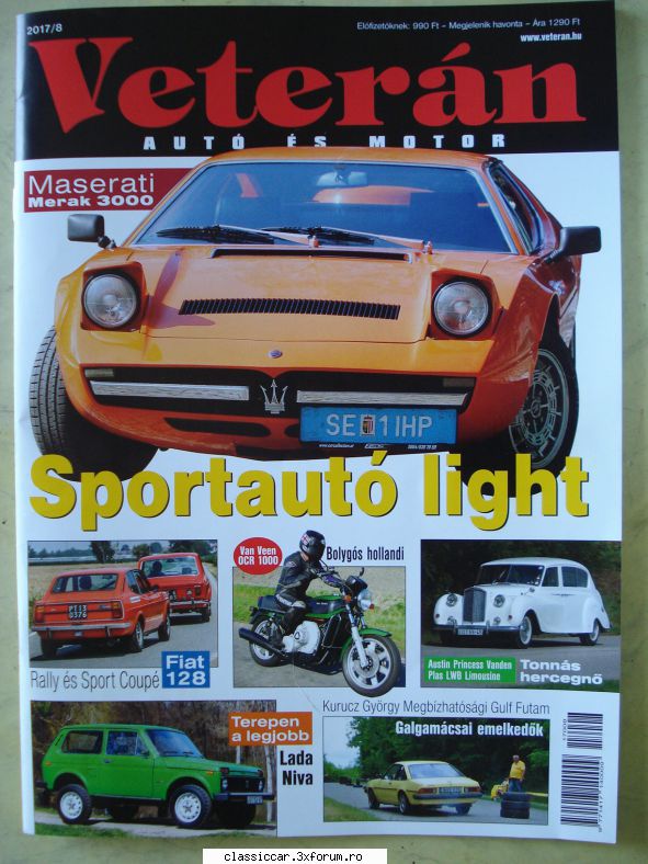 campioni de alt�dat� - Azi a ap�rut in Ungaria in revista Aut-Moto - File de istorie