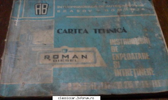 cartea tehnica roman diesel - gabi_gadea. - Vanzari- cumparari carti si reviste auto