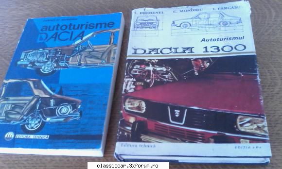 carti auto disponibile - doua editii dacia 35 ron/buc VANDUTE - Vanzari- cumparari carti si reviste auto