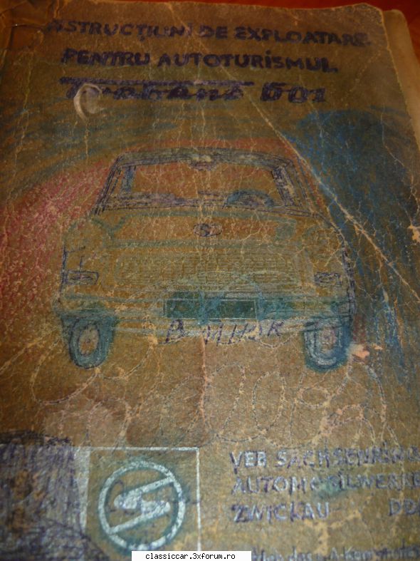 carti diverse - 5 carte trabant coperte este mazgalita interiorul - Vanzari- cumparari carti si reviste auto