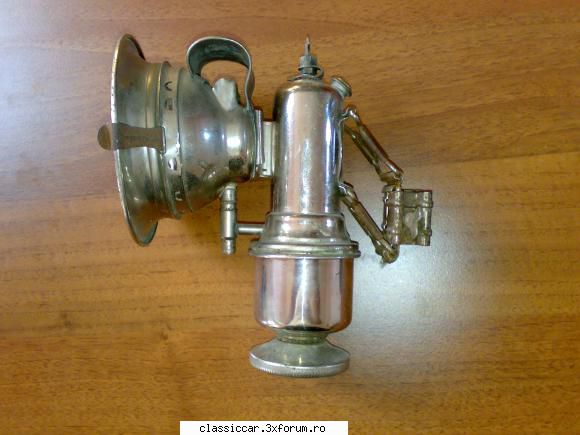 colectia mea de faruri velo - incepem cu lampa car - Prezentare motociclete, motorete si biciclete de colectie