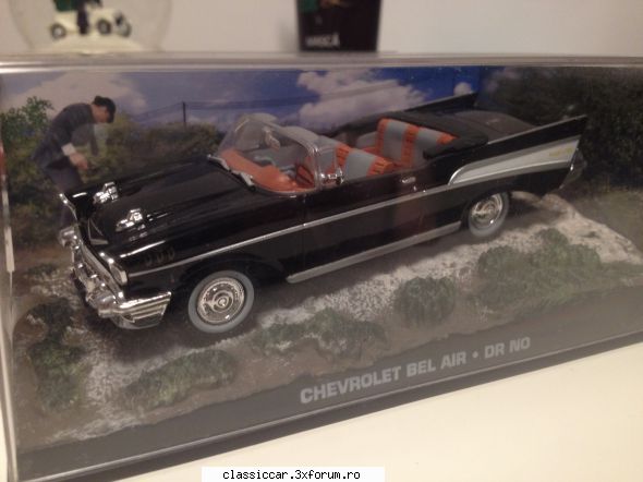 colectie machete auto epoca 1:43 de vanzare - chevrolet bel air james bond 40 lei - Modelism si machetute