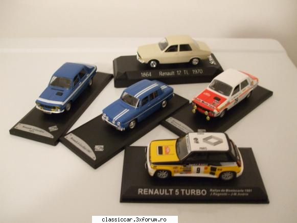 colectii machete clasice - colectia Renault - Modelism si machetute