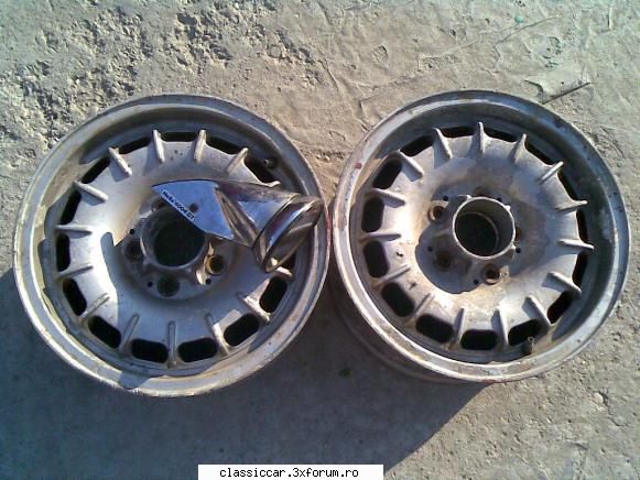 cumpar jante tabla mercedes 5x112 - am 2 de Al cu Et 30, gaura de 65mm, insa pe 14 - Cumparari piese