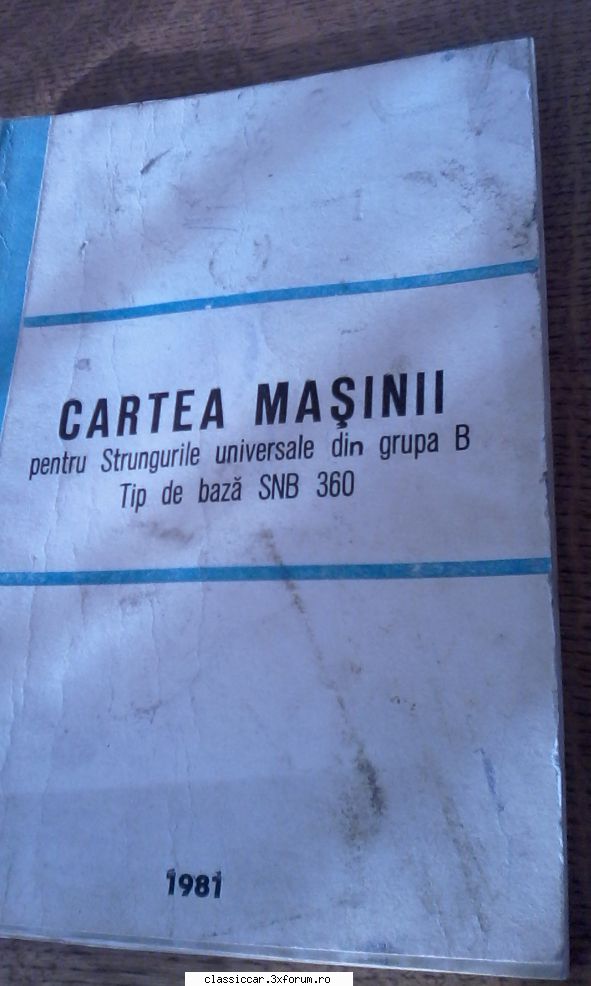 cumpar manual freza fus 22 ,strung sn 400 - ok. o adresa pe p.m pen - Vanzari- cumparari carti si reviste auto