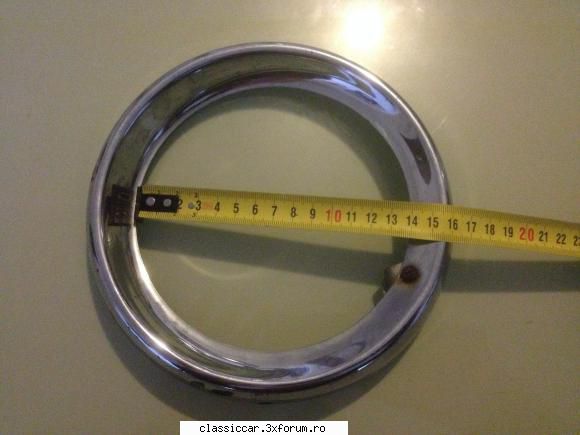 cumpar rama far cromata Diametru exterior 194mm - diametrul interior este de 142mm. Ma - Cumparari piese