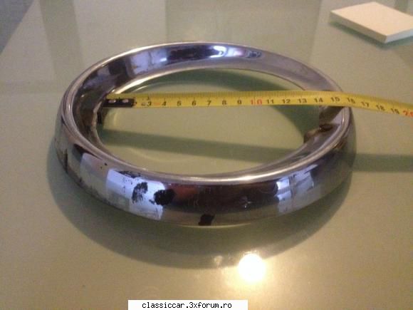 cumpar rama far cromata Diametru exterior 194mm - Daca exista o alta pereche cu diametrul - Cumparari piese