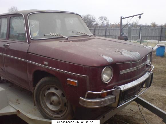 dacia 1100 '71 - fabricatie 69,interior visiniu 63000 de km - Prezentare masini
