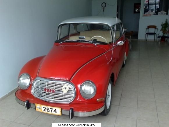 din grecia - dkw 1000s model 1959 cu numere de masina istorica - Din lumea larga