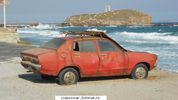 din grecia - Datsun nu doar cu priveliste la mare ci chiar in - Din lumea larga