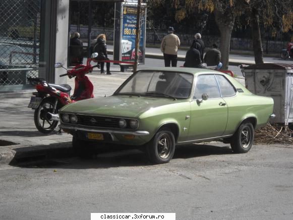 din grecia - Tot rara cel putin in Grecia Opel Manta A - Din lumea larga