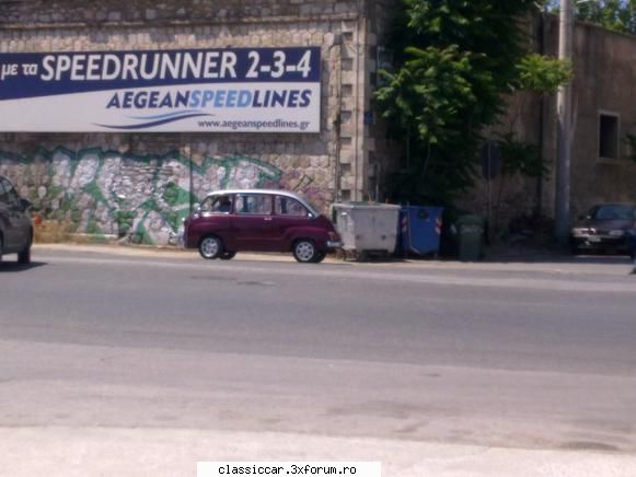 din grecia - Poza nu este asa reusita dar Fiatul arata - Din lumea larga