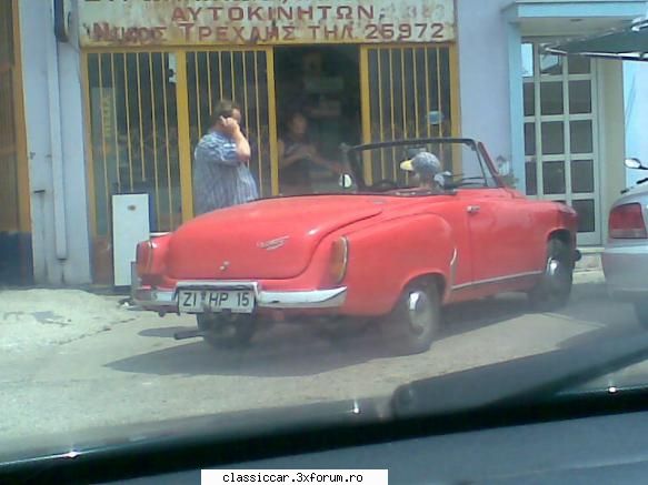 din grecia - si un wartburg cabrio pe care l-am intalnit acum - Din lumea larga