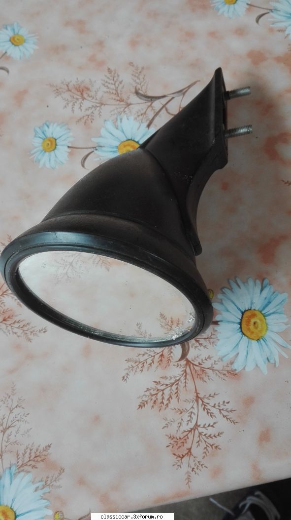 din pivnita lui bogtor - Oglinda de plastic, neagra, nu a fost montata, nu - Vanzari  piese si accesorii