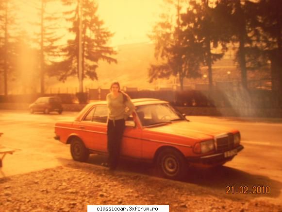 drezina improvizata - acum 9 ani la Sinaia cu Mercedes Benz 260 i din - Am vazut prin Romania