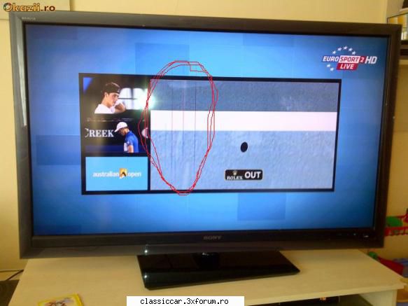 e cineva electronist si se pricele la LCD - Dungi subtiri rosi verticale pe ecran . Citeva - Discutii libere