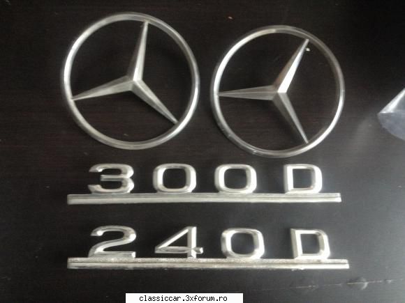 embleme mercedes 240 D si 300 D - 150 lei toate 4 - Vanzari  piese si accesorii